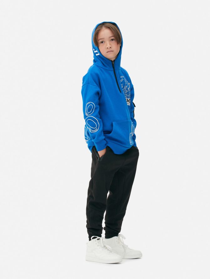 Sonic The Hedgehog Half-Zip Hoodie