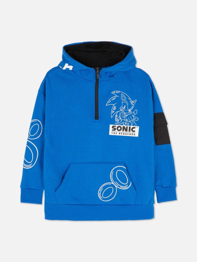 Sonic The Hedgehog Half-Zip Hoodie - Image 3