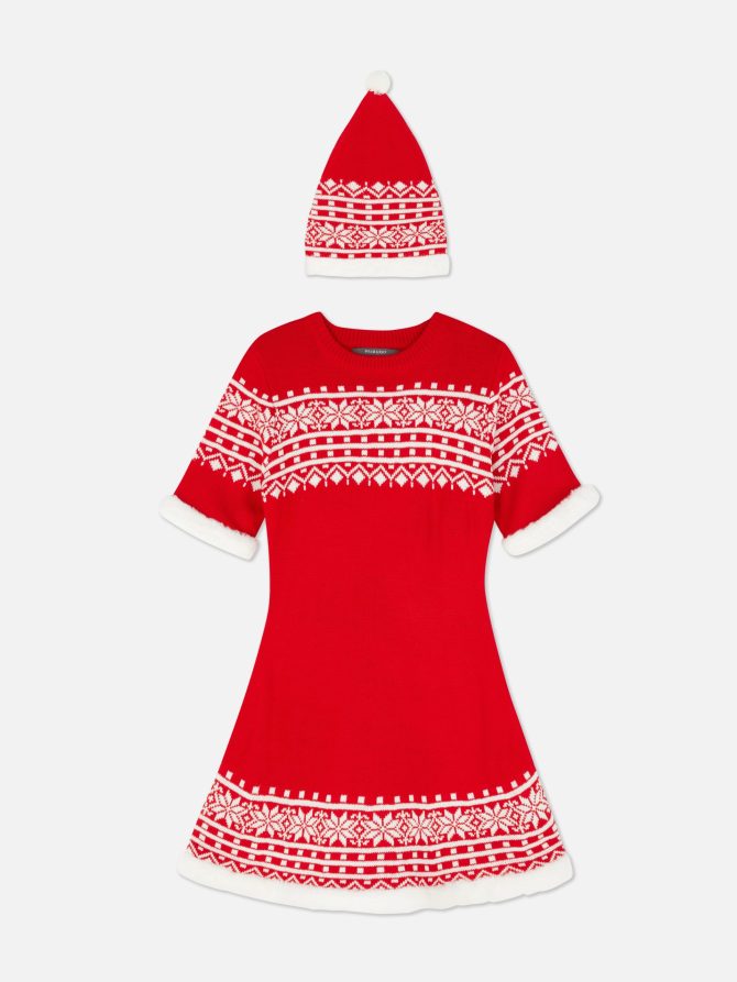Women's Santa Claus Dress and Hat - Image 5
