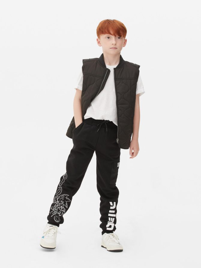 Sonic The Hedgehog Katakana Print Joggers