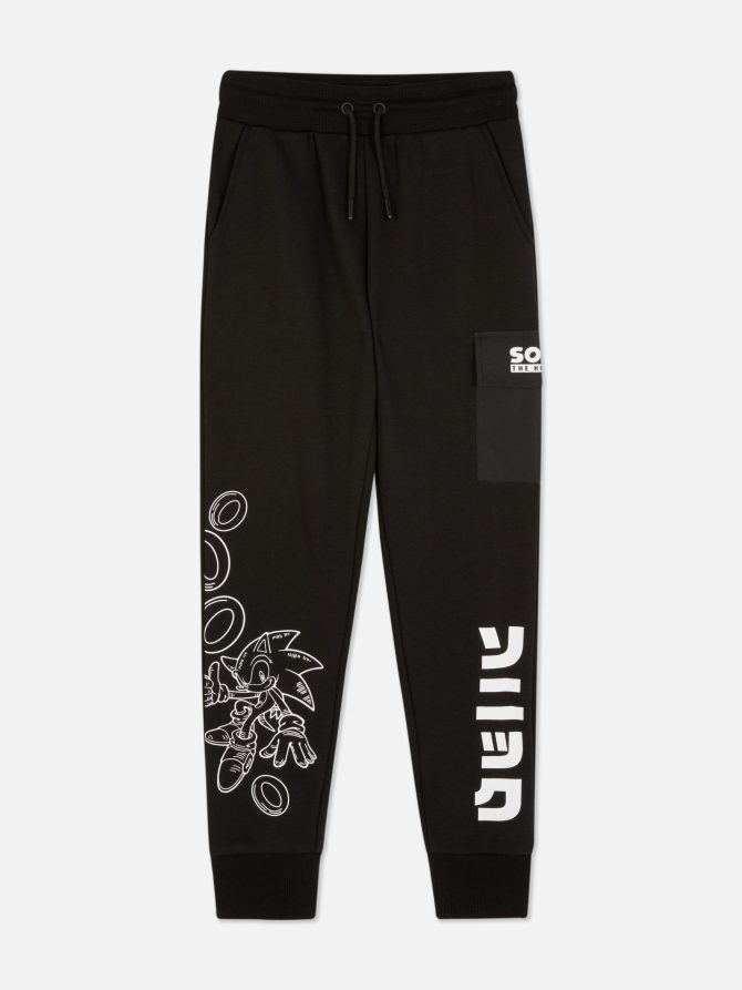Sonic The Hedgehog Katakana Print Joggers - Image 3