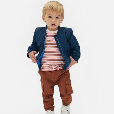 Cuffed Leg Cargo Pants