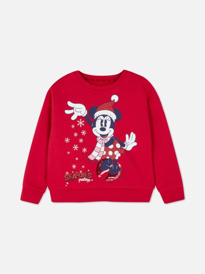 Kids' Disney’s Minnie Mouse Christmas Sweatshirt - Image 3