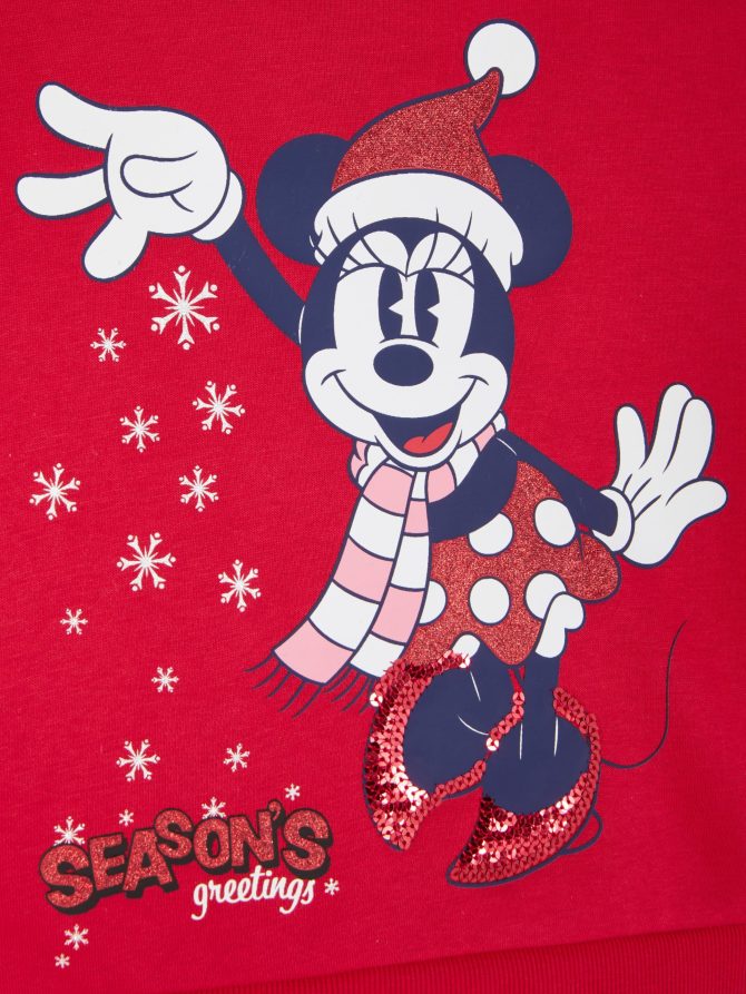 Kids' Disney’s Minnie Mouse Christmas Sweatshirt - Image 5