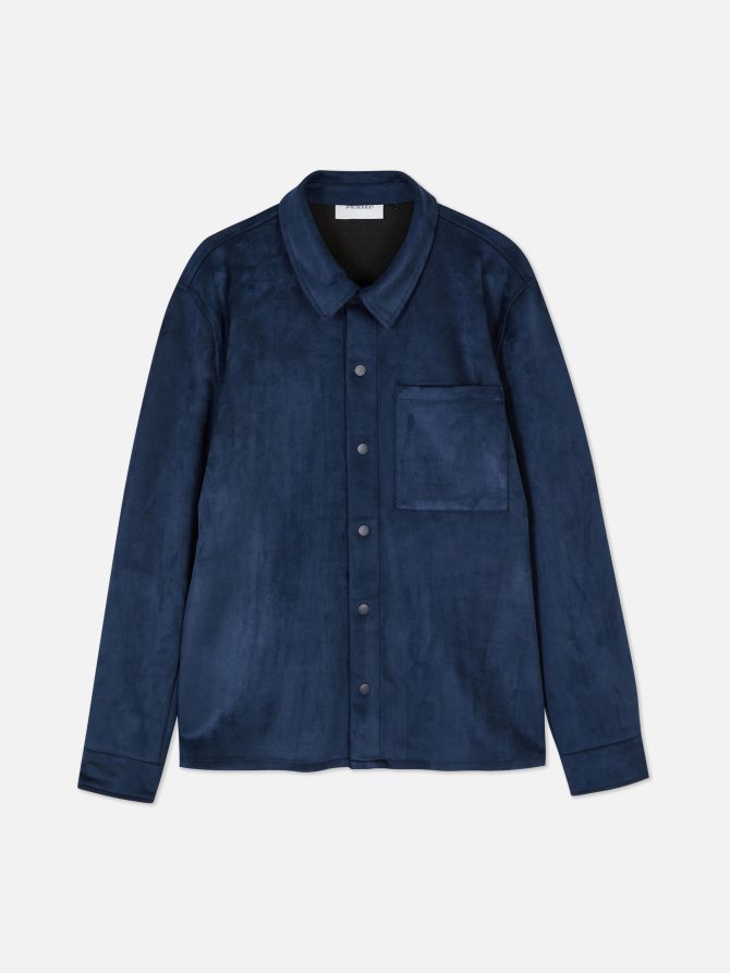 Kem Faux Suede Overshirt - Image 5