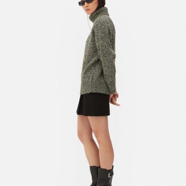 Mouliné Roll Neck Sweater
