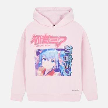 Hatsune Miku Print Hoodie