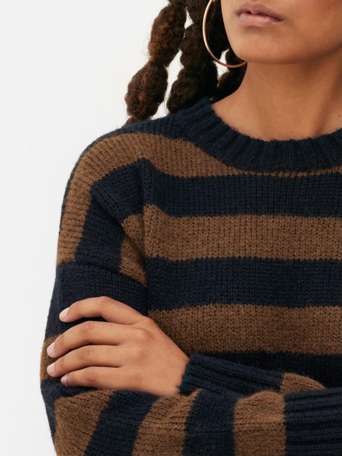 Crew Neck Sweater Dress - Image 3
