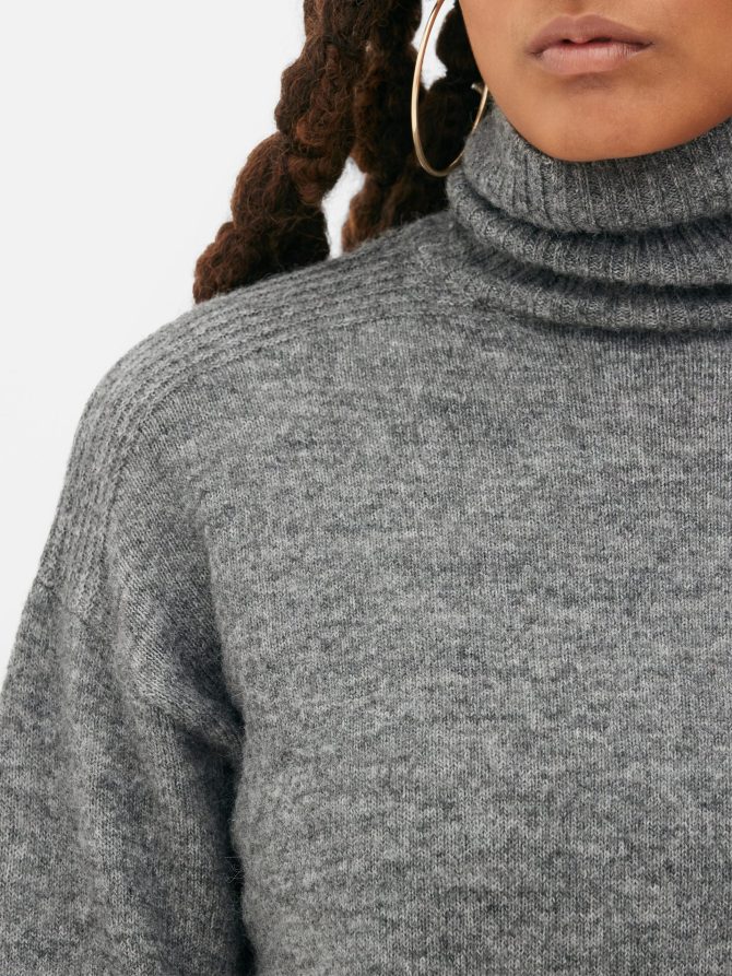 Roll Neck Sweater Dress - Image 3
