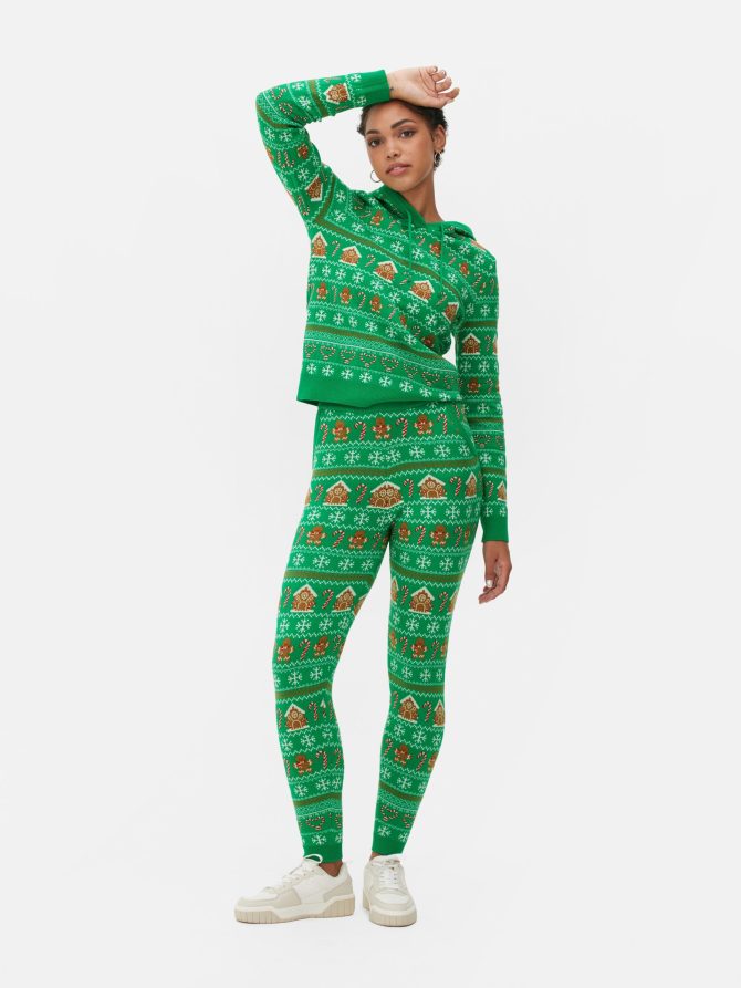 Christmas Print Loungewear Leggings