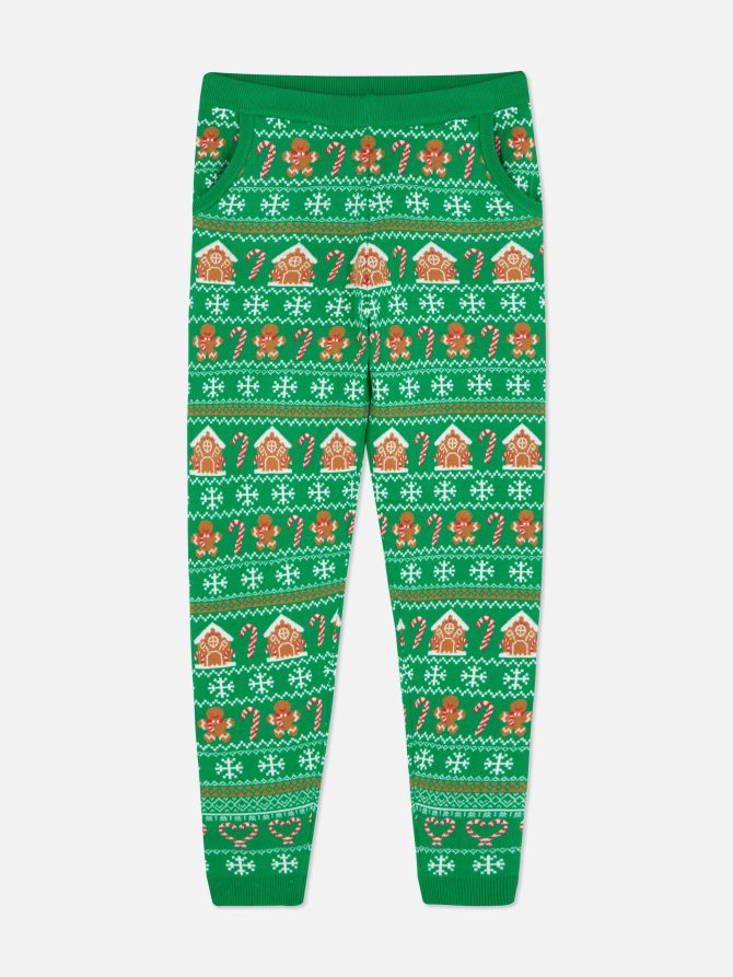 Christmas Print Loungewear Leggings - Image 5