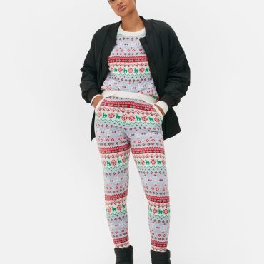 Christmas Print Loungewear Leggings