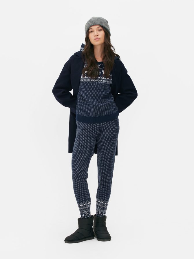 Christmas Print Loungewear Leggings