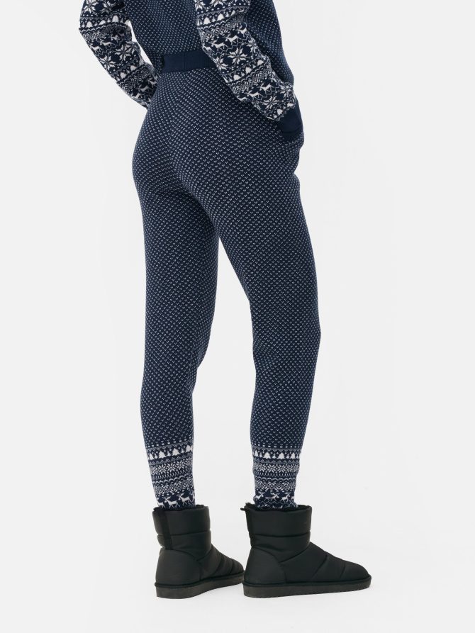 Christmas Print Loungewear Leggings - Image 4