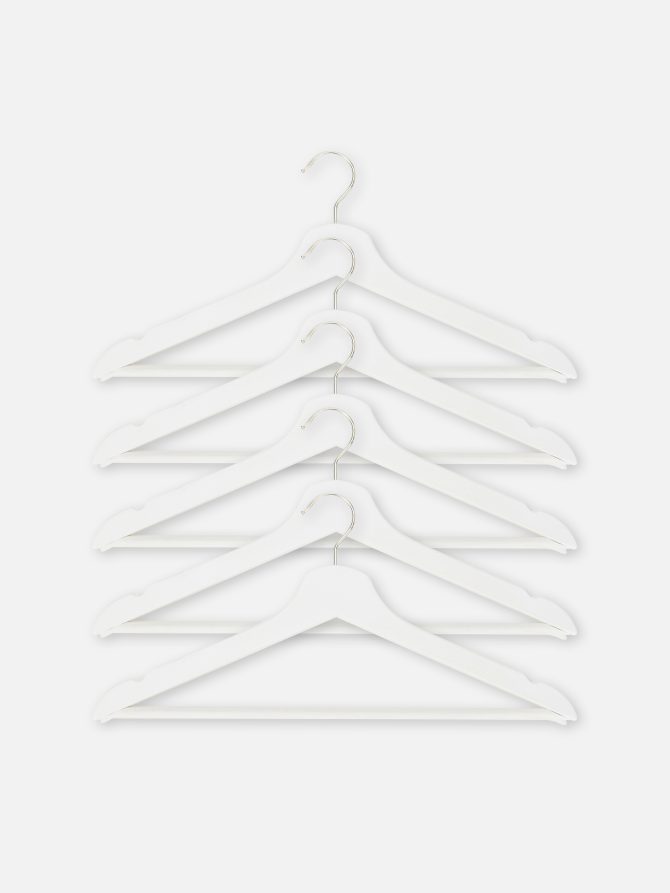 5-Pack Wooden Hangers
