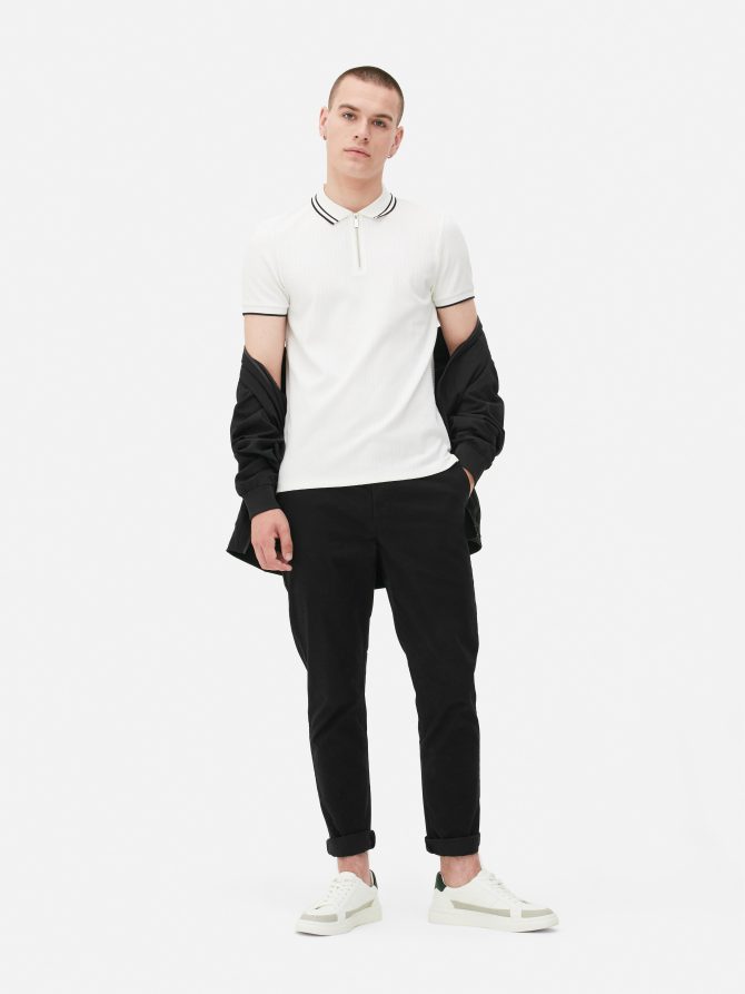 Textured Polo Shirt