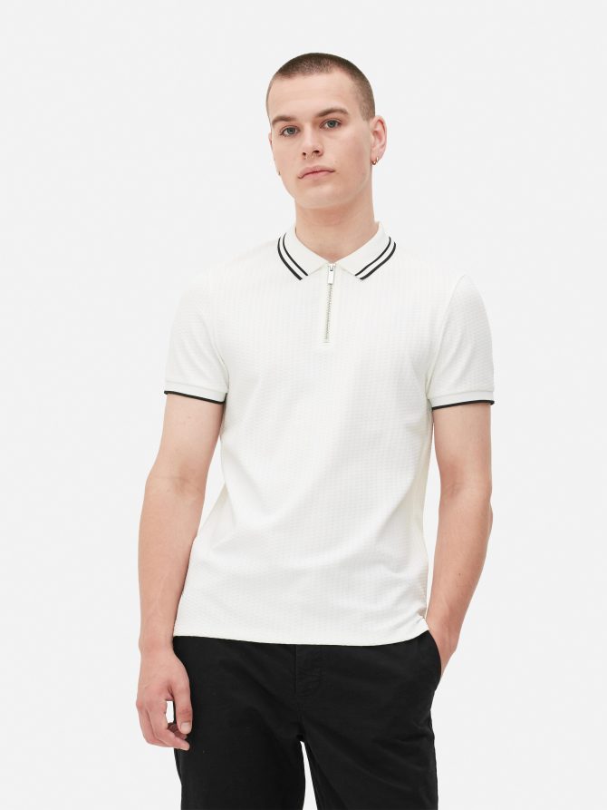 Textured Polo Shirt - Image 2