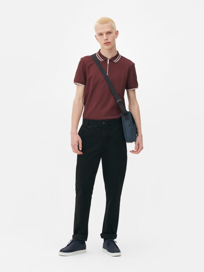 Textured Polo Shirt