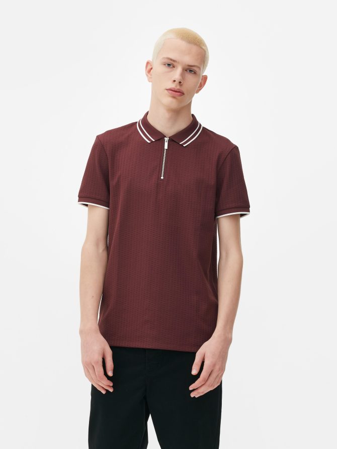 Textured Polo Shirt - Image 2