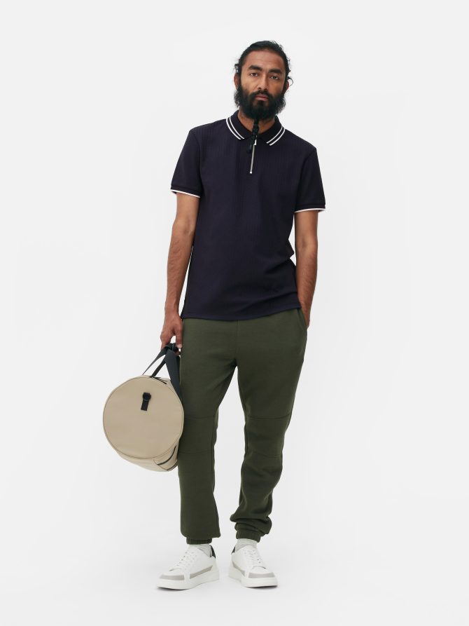 Textured Polo Shirt