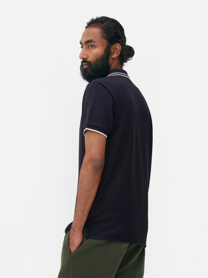 Textured Polo Shirt - Image 4