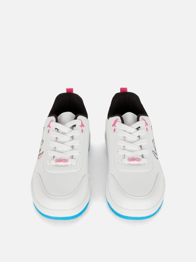 Disney's Stitch Paint Splatter Lace-Up Sneakers - Image 2