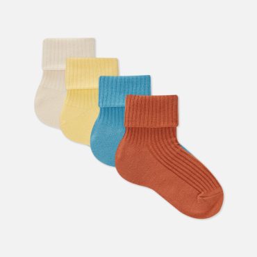 4-Pack Ribbed Socks