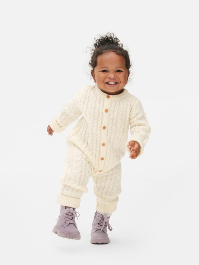Stacey Solomon Cable Knit Romper - Image 2