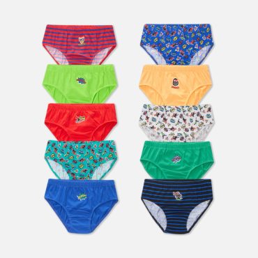 10-Pack Animal Hero Briefs