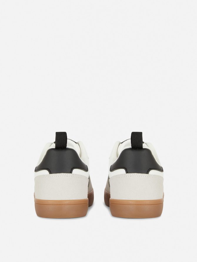 Faux Suede Panel Low Tops - Image 3