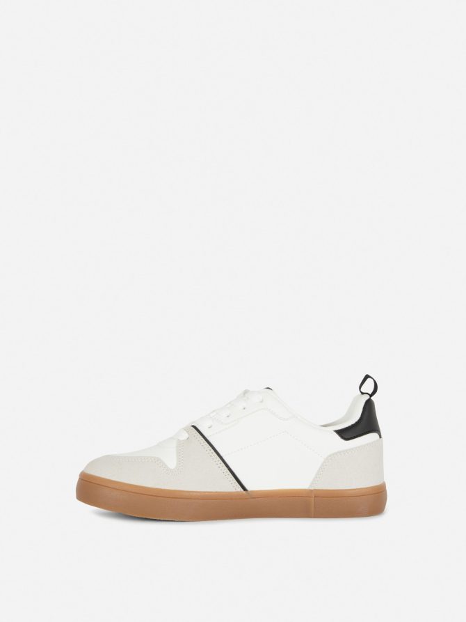 Faux Suede Panel Low Tops - Image 4