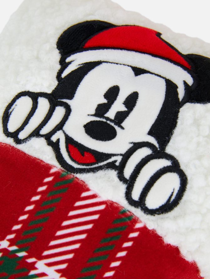 Disney’s Mickey Mouse Plaid Christmas Stocking - Image 2