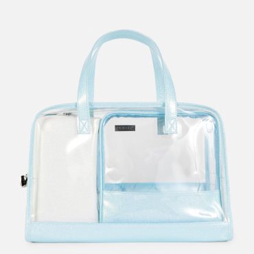 3-Pack Clear Makeup Bags
