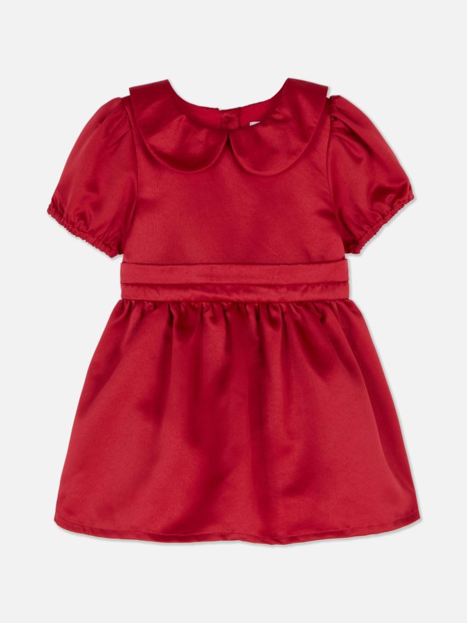 Satin Bow Dress - Image 3