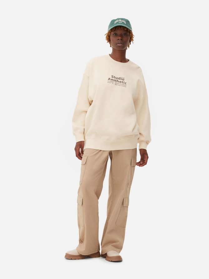 Graphic Relaxed Fit Sweatshirt