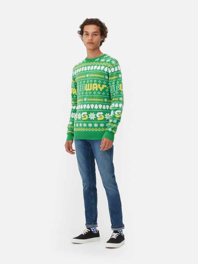 Subway Fair Isle Christmas Sweater