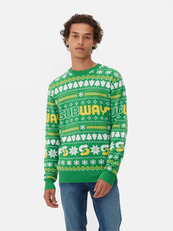 Subway Fair Isle Christmas Sweater - Image 2