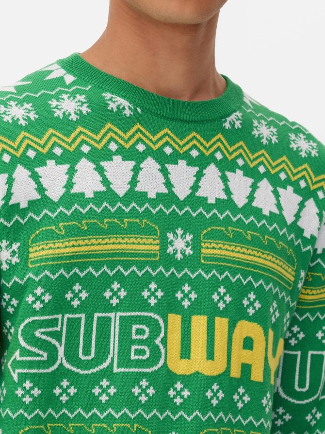 Subway Fair Isle Christmas Sweater - Image 3