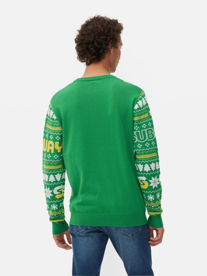 Subway Fair Isle Christmas Sweater - Image 4