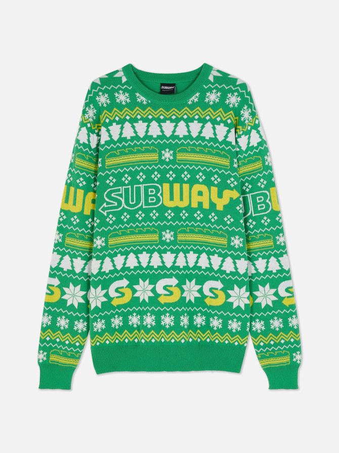 Subway Fair Isle Christmas Sweater - Image 5