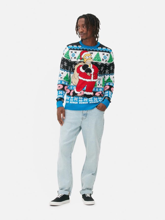 Men's The Simpsons Homer Fair Isle Sweater