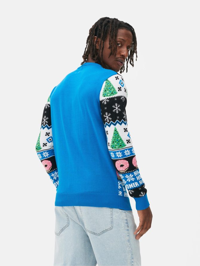 Men's The Simpsons Homer Fair Isle Sweater - Image 4