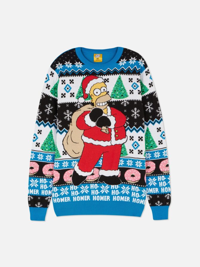 Men's The Simpsons Homer Fair Isle Sweater - Image 5