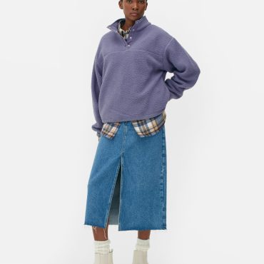 Borg Half Button Fleece