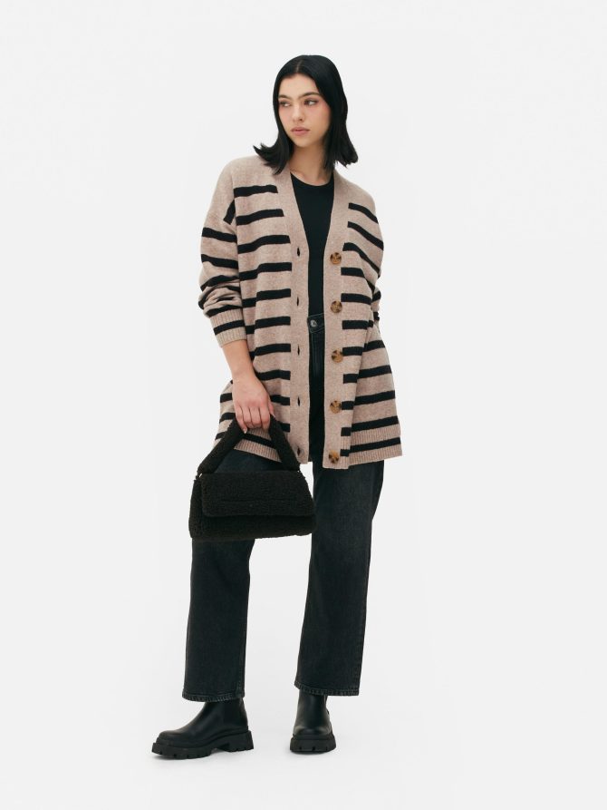 V-Neck Boyfriend Cardigan