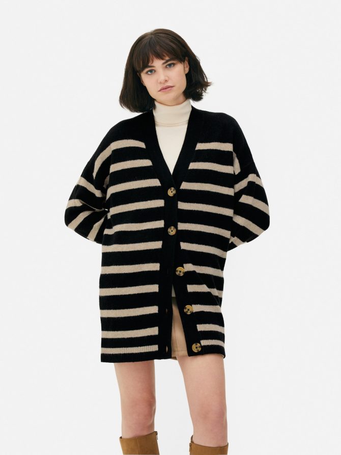 V-Neck Boyfriend Cardigan
