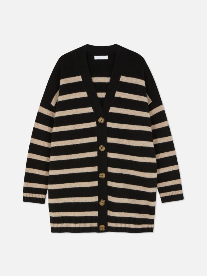 V-Neck Boyfriend Cardigan - Image 4