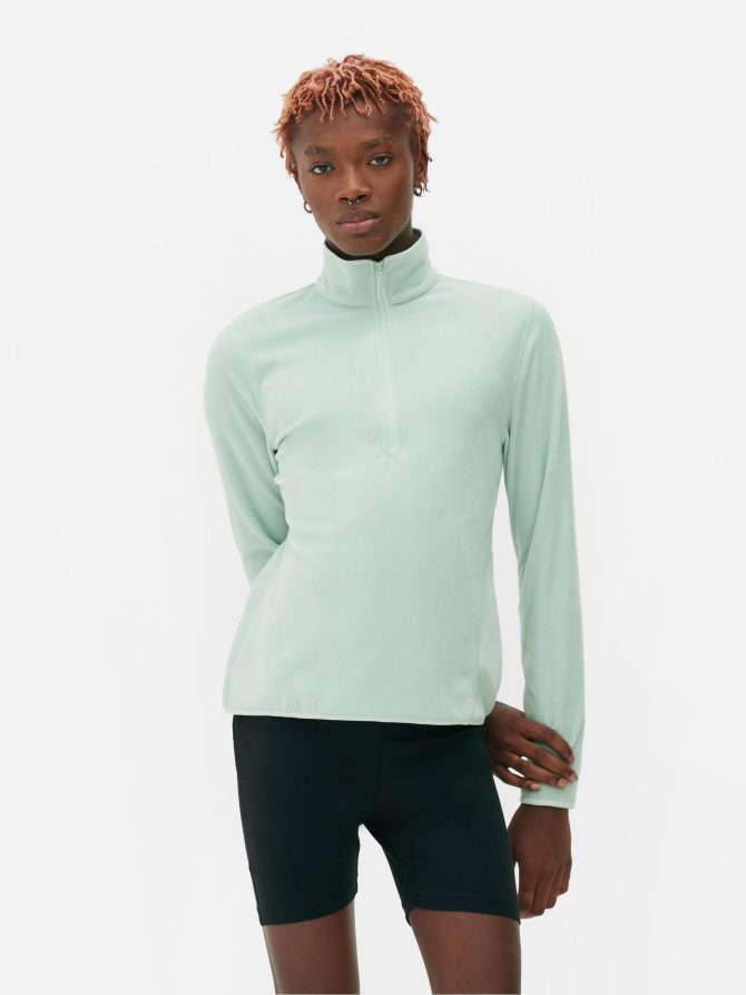 Half Zip Fleece Pullover - Image 2