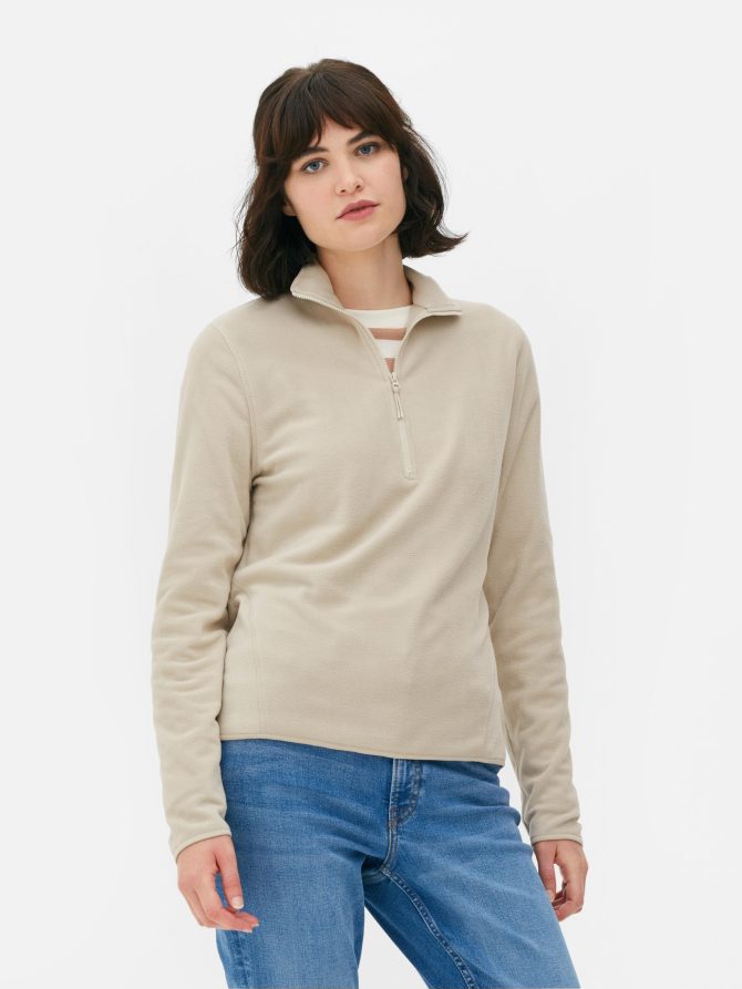 Half Zip Fleece Pullover - Image 2