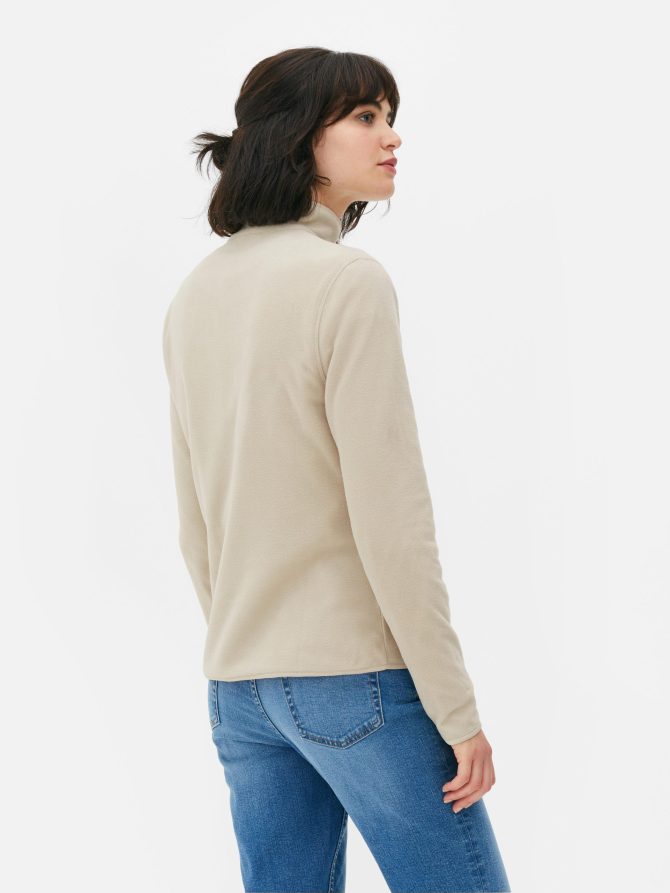 Half Zip Fleece Pullover - Image 4